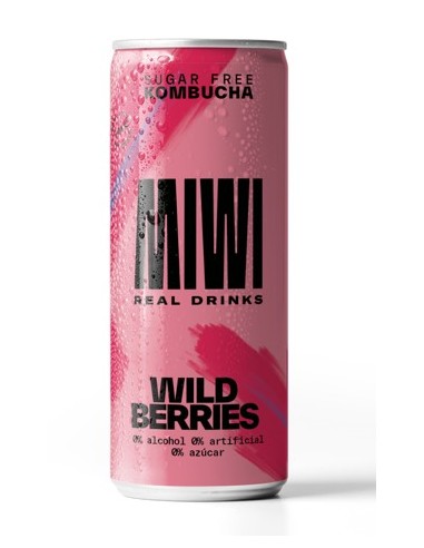 MIWI KOMBUCHA WILD BERRY 12x250 ML