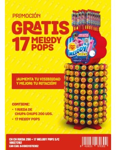 CH CH RUEDA 200 + 17 MELODY POPS