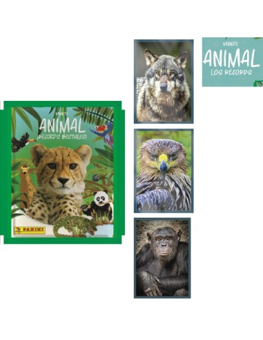 CROMOS MUNDO ANIMAL/RECORDS 20x50