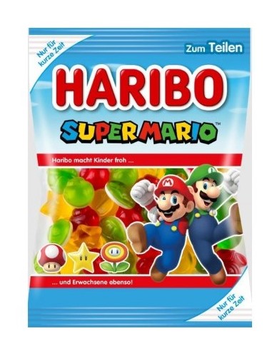 SUPER MARIO HARIBO 80 GRS. 18 UNI