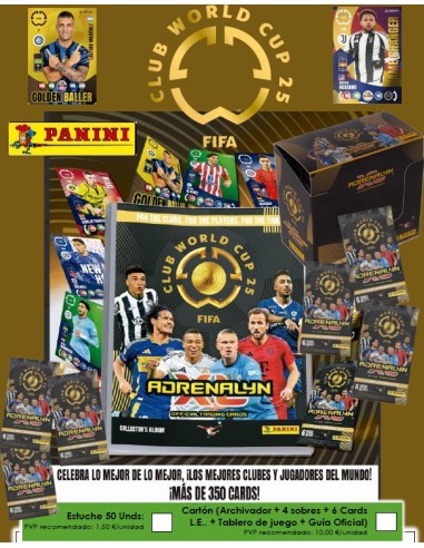 CARDS ADRENALYN FIFA CLUB WC 2025 12x50