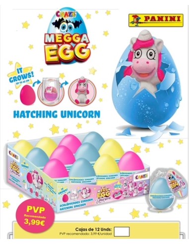 MEGA EGG - MINI UNICORN 18x12