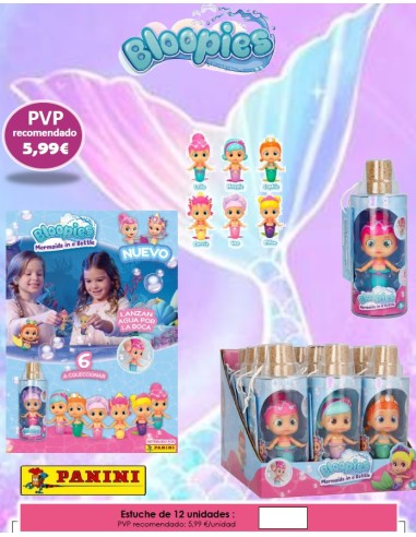 SOBRES 3D BLOOPIES DANCING MERMAID 2x12