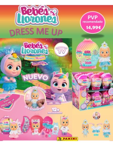 SOBRES 3D BEBES LL. DRESS ME UP  6x3