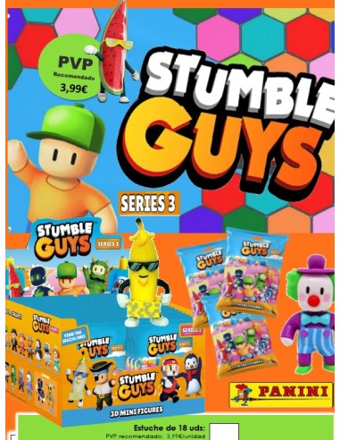 SOBRES 3D STUMBLE GUYS S1 6x18