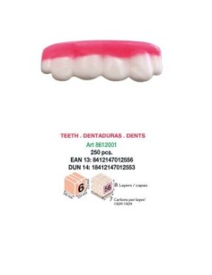 DENTADURAS BRILLO WINKEYS 6x250