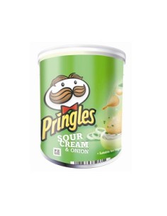 PRINGLES VERDE CREAM&ONION 12x40 GR
