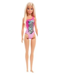 BARBIE BEACH DOLL BAÑADOR ROSA