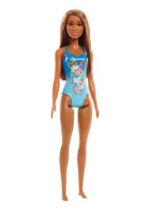 BARBIE BEACH DOLL BAÑADOR AZUL