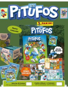 CROMOS LOS PITUFOS 30x50