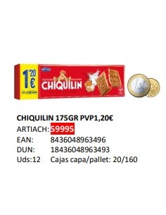 CHIQUILIN ENERGY 1,20  12x80 GRS.