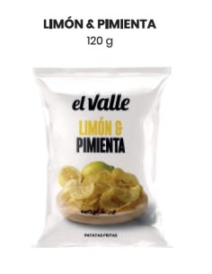PATATA FRITA LIMÓN & PIMIENTA 10x120 G.