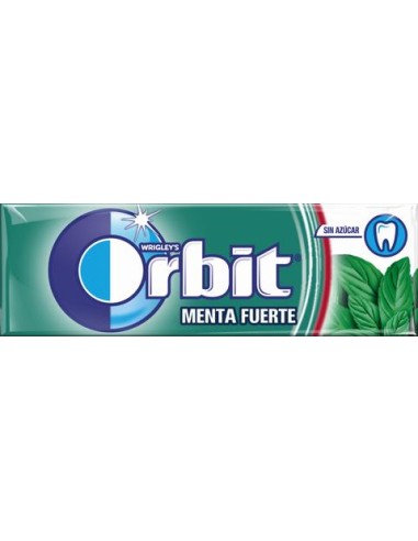 ORBIT GRAGEAS MENTA FUERTE 20*30