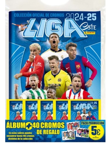 PACK ALBUM + 5 SOB. LIGA ESTE 24/25  25U.