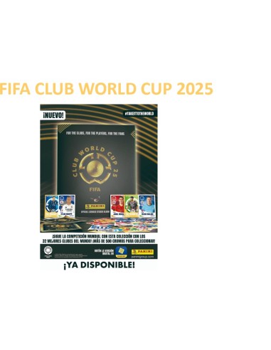 ALBUM + 4 SOB. FIFA CLUB WORLD CUP 25  50U.