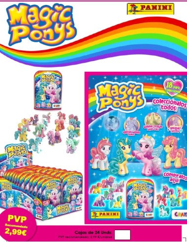 SOBRES 3D MAGIC PONYS FOILBAG 8x24