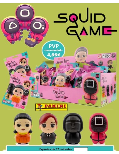 SOBRES 3D EL JUEGO DEL CALAMAR  12U.