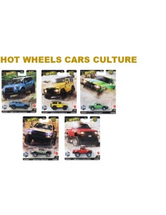 SOBRES 3D HOT WHEELS CAR CULTURE 10 U