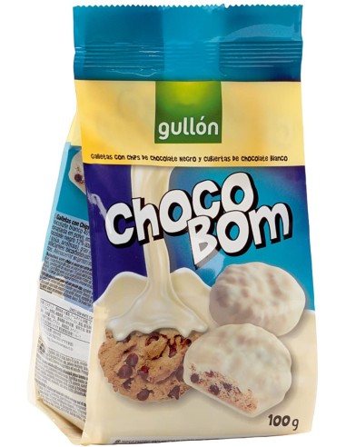 CHOCOBOM BLANCO GULLON 12x100 GRS