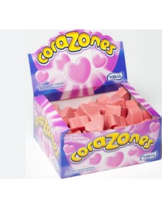 CORAZONES FRESA VIDAL 6x75