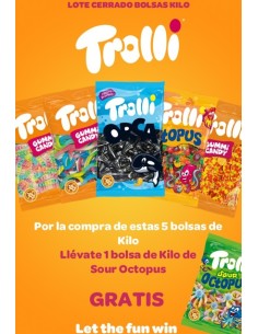 LOTE TROLLI BOLSAS 1KG 5+1