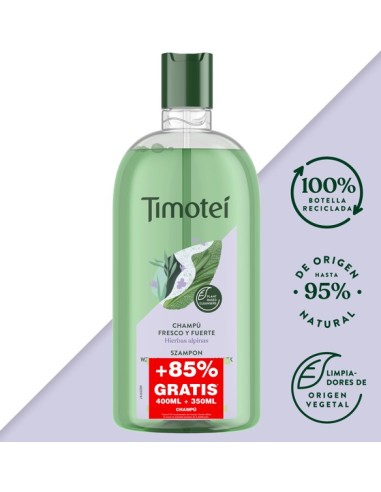 CHAMPÚ TIMOTEI HIERBAS ALPINAS 6x750 ML
