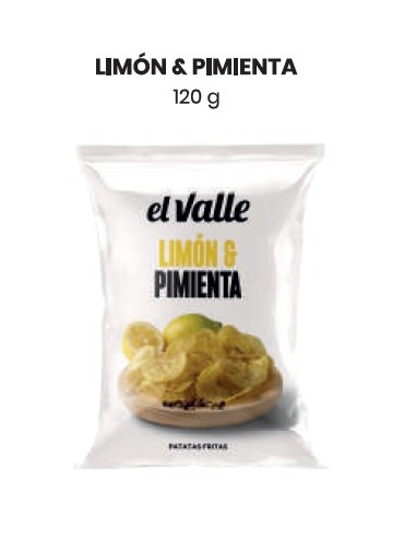 PATATA FRITA LIMÓN & PIMIENTA 10x120 G.