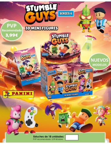SOBRES 3D STUMBLE GUYS S6  8x18