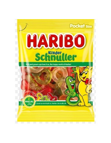 KINDER SCHNULLER HALAL HARIBO 100 GRS. 18U