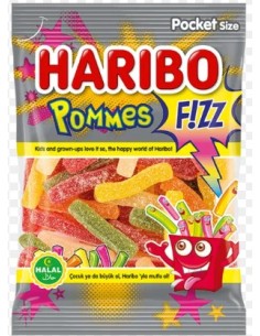 POMMES FIZZ HALAL HARIBO 100 GRS. 18U