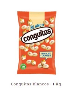 CONGUITOS CHOC. BLANCO 4x1KG.