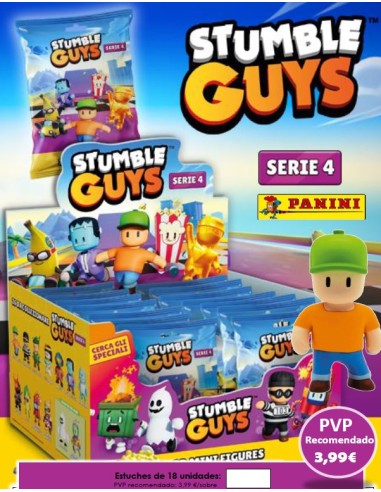 SOBRES 3D STUMBLE GUYS S4  8x18