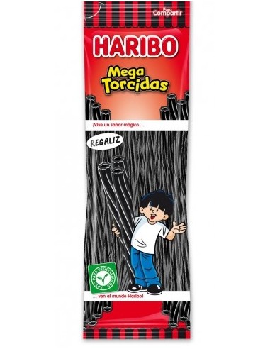 MEGA TORCIDA REGALIZ HARIBO 14x200G
