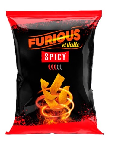 TIRAS DE MAIZ FURIOUS SPICY 15x70GRS