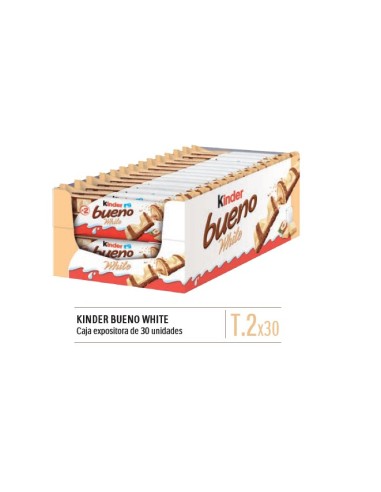 KINDER BUENO WHITE T.2x30