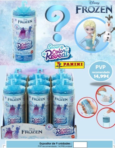 DISNEY PRINCESS SNOW COLOR REVEAL 9 U