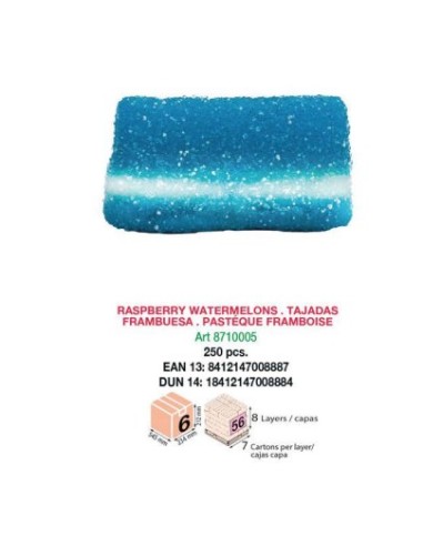 TAJADA FRAMBUESA WINKEYS 6x250