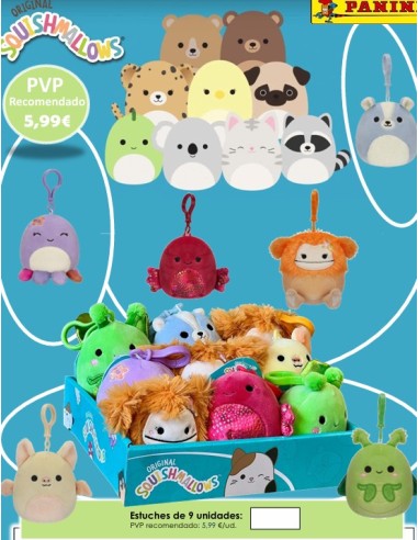 SOBRES 3D LLAVERO SQUISHMALLOW 9 U