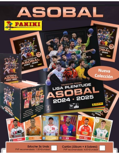 CROMOS LIGA ASOBAL 24/25  30x36