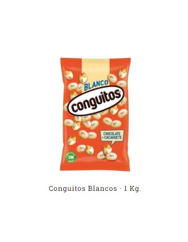 CONGUITOS CHOC. BLANCO 4x1KG.