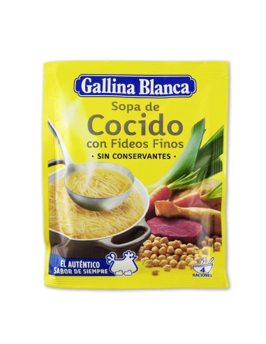 SOPAS COCIDO FIDEOS G.B. 24 U.