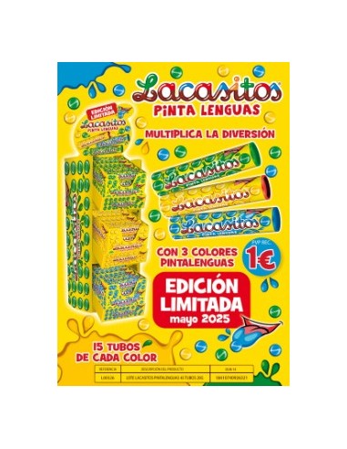 LOTE LACASITOS PINTALENGUAS 45 U.