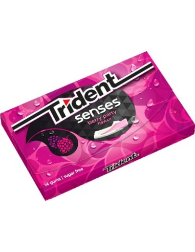 TRIDENT SENSES S/M BERRY 18x12