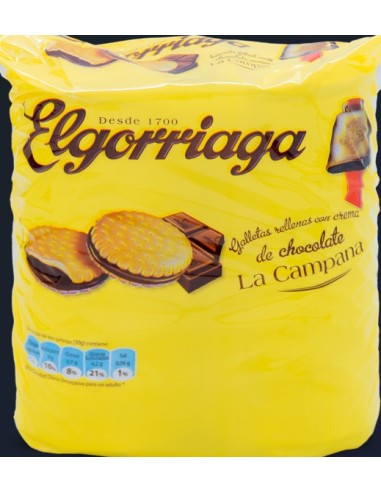 RELLENA CHOCOLATE 12x(2x150G) ELGORR.