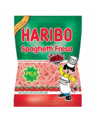 SPAGUETTI FRESA HARIBO 80 GRS. 18 U