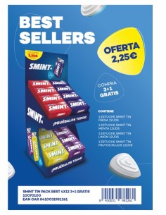 PACK SMINT TIN 3+1 BEST 4x12