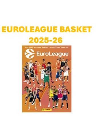 CROMOS EUROLEAGUE BASKET 25/26 20x36