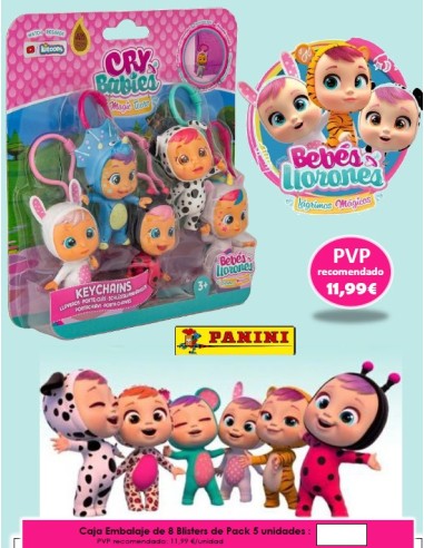 SOBRES 3D LLAVEROS LLORONES PACK-5  8U.