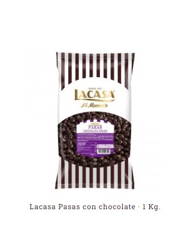 PASAS CON CHOCOLATE 3x1KG.