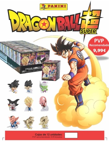 SOBRES 3D DRAGONBALL FIG. SUPER WARRIOR 12U.
